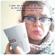 "i need tea with jud in my  life... my work mug is disposable and starting to leak :( "